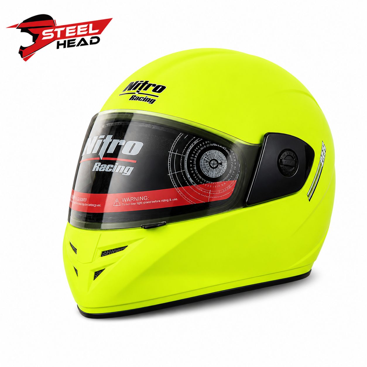 Nitro Racing Helmet - Yellow Matte