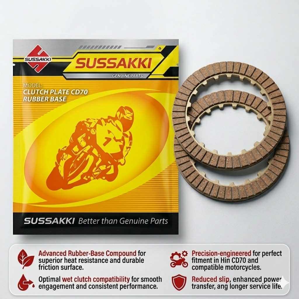 Clutch Plate CD70 Imported 2 Pcs SUSSAKKI