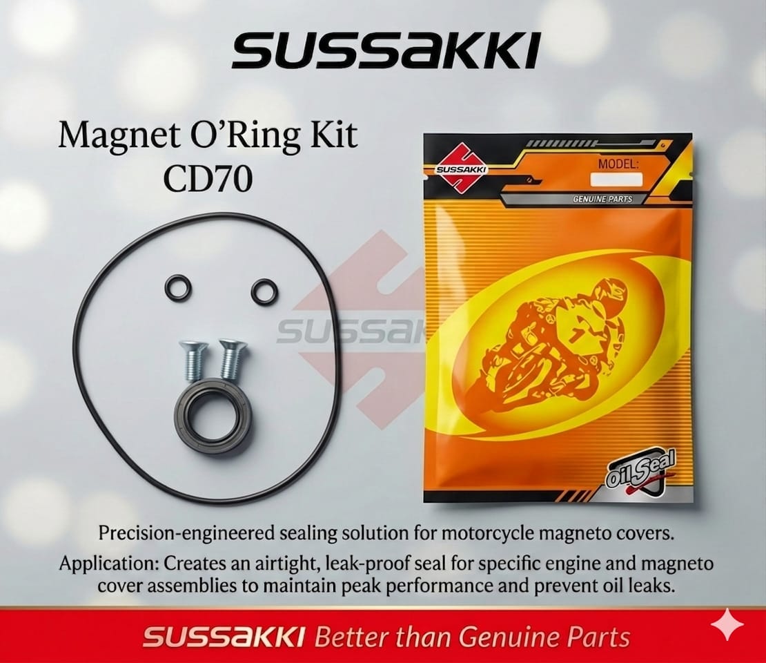 O Ring CD70 Black with Seal NBR Material SUSSAKKI