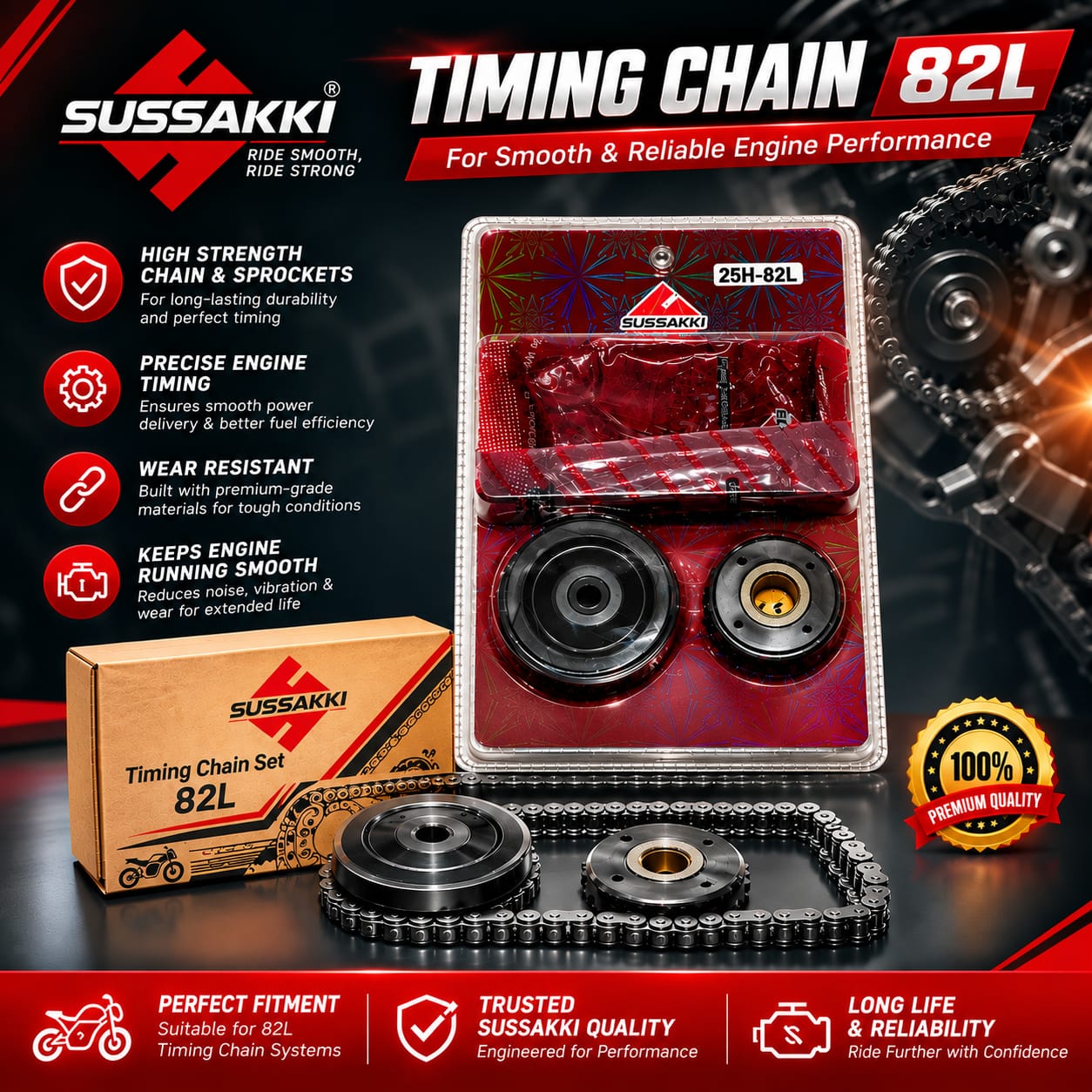 Timing Chain Kit CD70 82L SUSSAKKI