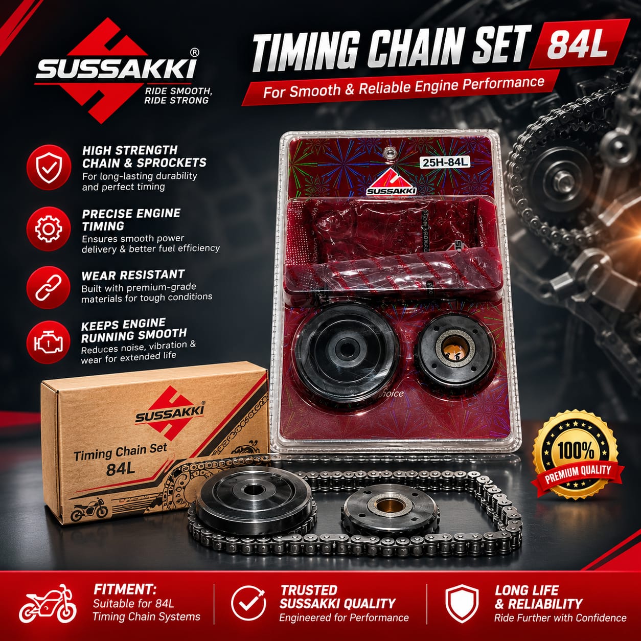 Timing Chain Kit Pridor 84L SUSSAKKI