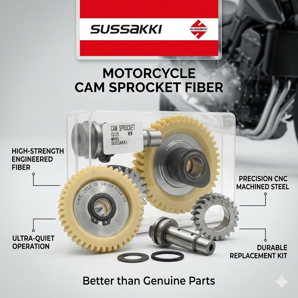Cam Sprocket Set Fiber CG125 SUSSAKKI
