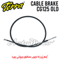 CABLE BRAKE CG125 OLD