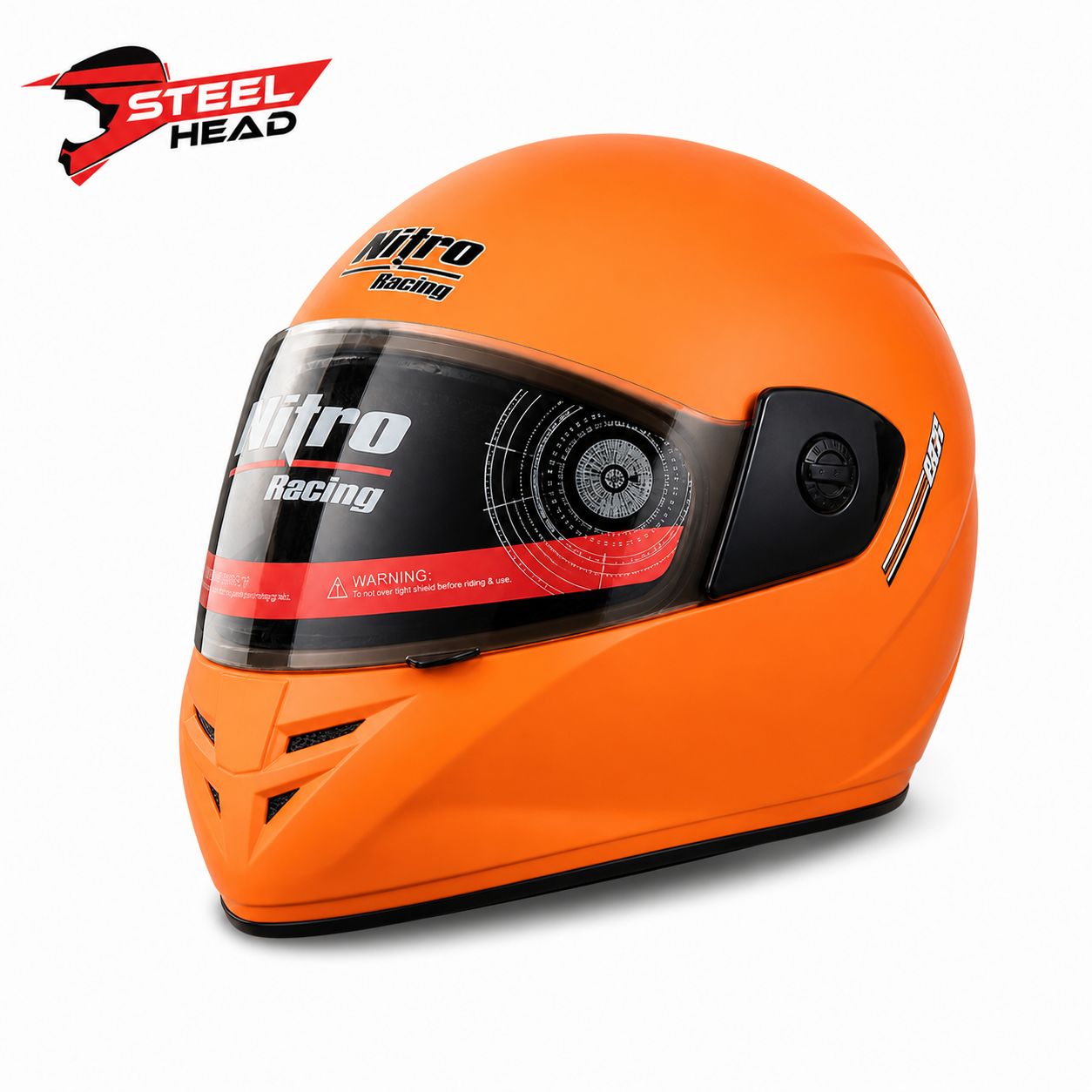 Nitro Racing Helmet - Orange Matte