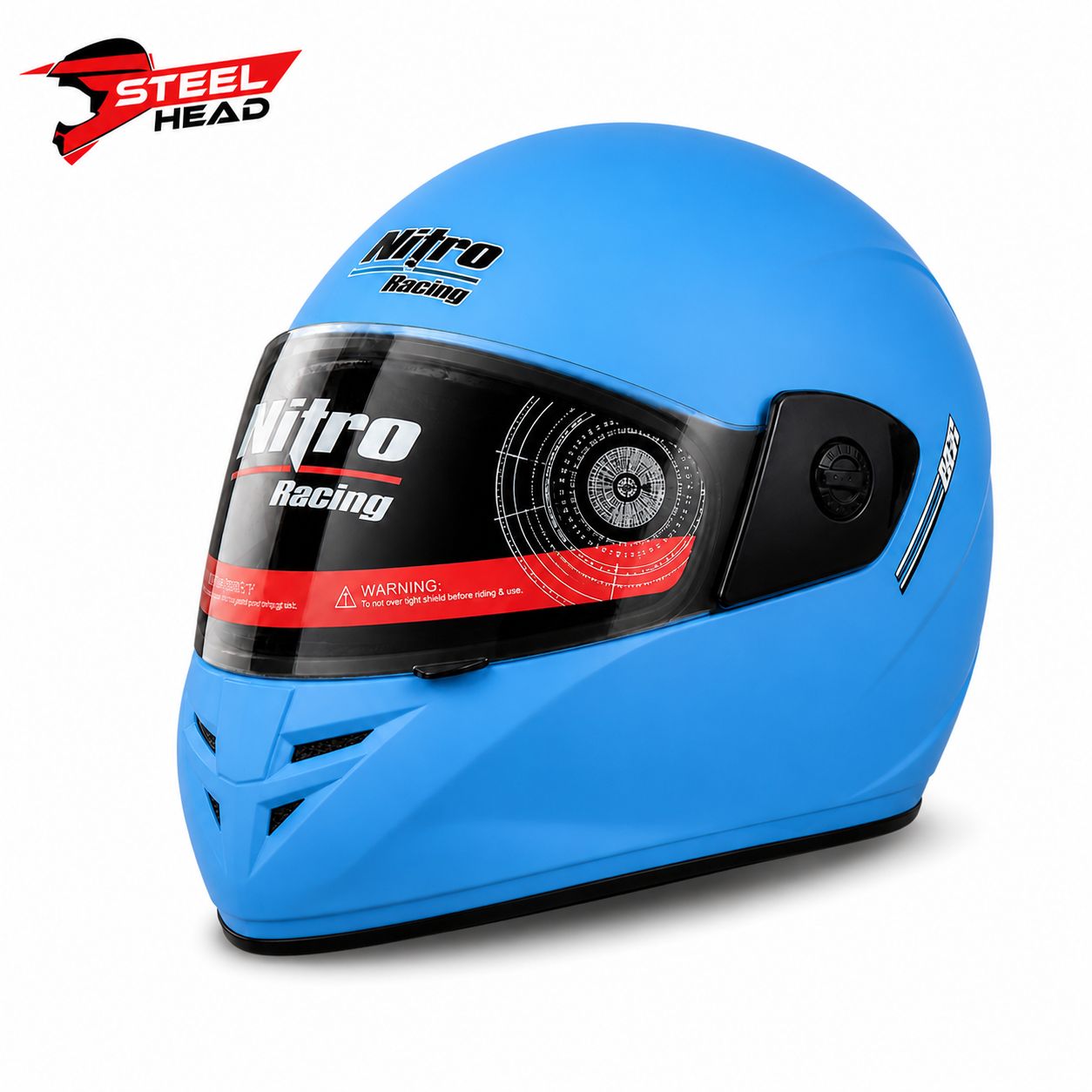 Nitro Racing Helmet - Sky Blue