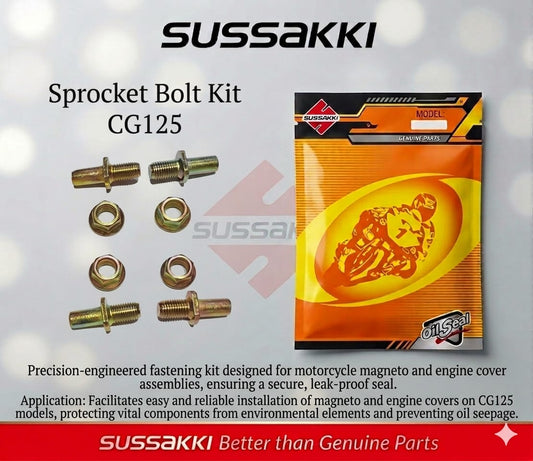 Sprocket Bolt Kit  CG125 New Material SUSSAKKI