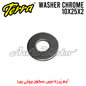 WASHER SHOCK CHROME 10X25X2